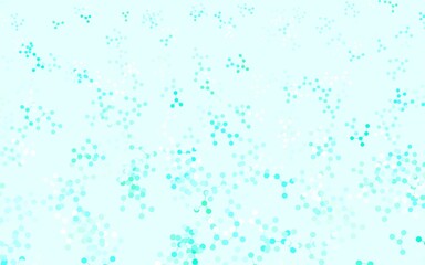 Light Green vector background with forms of artificial intelligence.