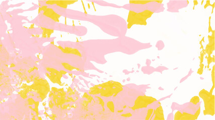 Yellow and pink watercolor background for your design, watercolor background concept, vector.
