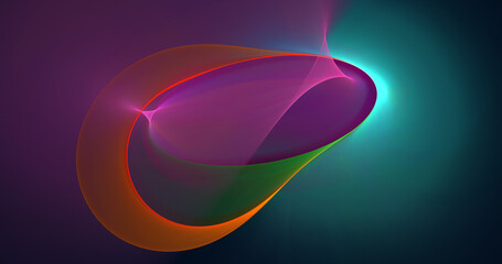 Abstract colorful fiery fractal shapes. Abstract holiday background. 3d rendering fantasy light background. Digital fractal art wallpaper. Computer art.	