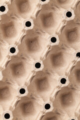 old empty cardboard boxes for storing eggs