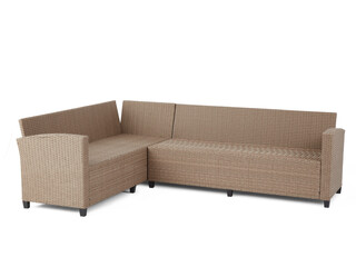 Outdoor furniture isolated on white background.