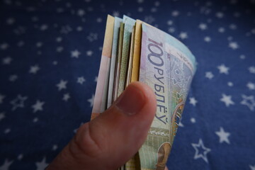 Belarus rubles in different denomination