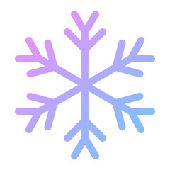 snowflake gradient icon