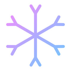 snowflake gradient icon