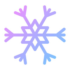 snowflake gradient icon