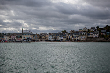 Obraz premium Port en Bessin Normandy France
