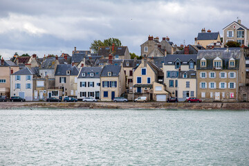 Port en Bessin Normandy France - obrazy, fototapety, plakaty