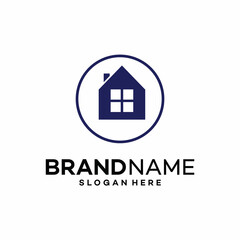house logo design vector template illustration