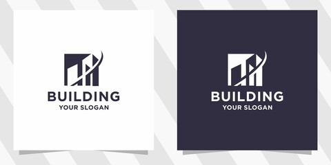 building logo design vector template