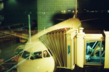 old movie film airport plane