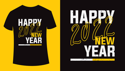 Happy New Year 2022 T-shirt Design