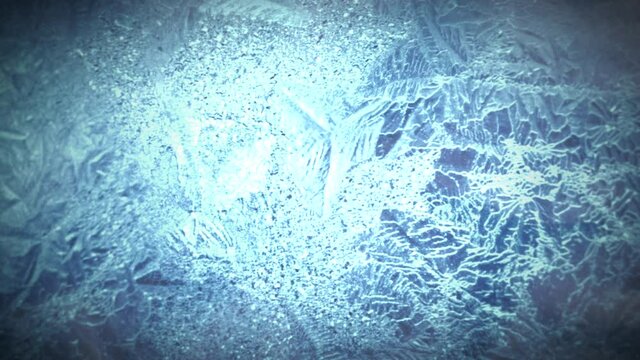 Winter scene with snow and snowflakes, abstract cinematic, business and corporate style background