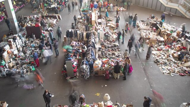 barcelona encants market timelpase looping