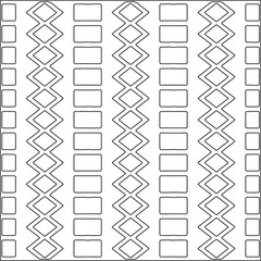  Vector ethnic pattern with symmetrical elements . Repeating geometric tiles from striped elements.Monochrome texture.Black and white pattern for wallpapers and backgrounds.