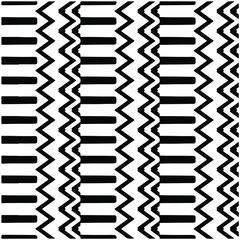 Seamless ethnic pattern color black and white.Can be used in fabric design for clothes, accessories; decorative paper, wrapping, background, wallpaper, Vector illustration.