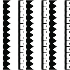 Seamless ethnic pattern color black and white.Can be used in fabric design for clothes, accessories; decorative paper, wrapping, background, wallpaper, Vector illustration.