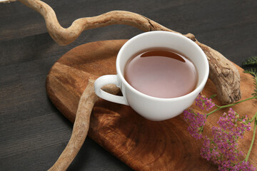 spa composition on a wooden background