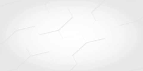 hexagon concept design abstract technology geometry pattern background vector EPS, Abstract white hexagon concept background,