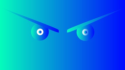 abstract eye background with gradient color for desktop wallpaper and banner