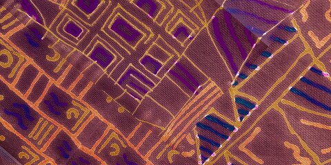 Neon Stripe Patchwork. Chocolate Print Geometric. Vivid Wallpaper Designs Stripe. Multicolor...