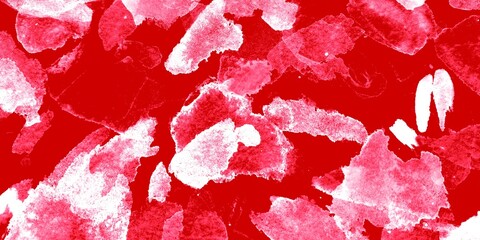 Acrylic Paint Strokes. Fashion Flower Abstract Painting. White Acrylic Paint Ink. Illustration Ink...