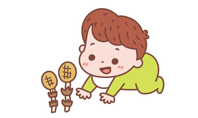 つくしと赤ちゃん