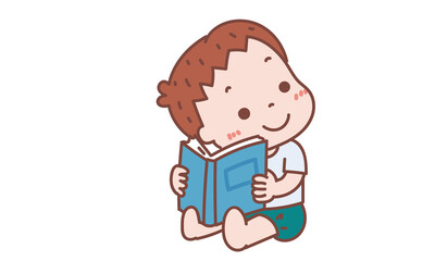 本を読む男の子
