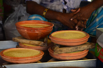 Fruits selling on the outskirts of city