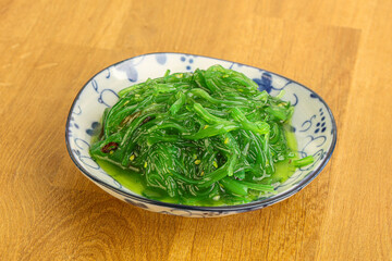 Japanese traditional seaweed salad Chukka