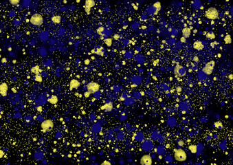 Abstract Background with Blobs and Structures