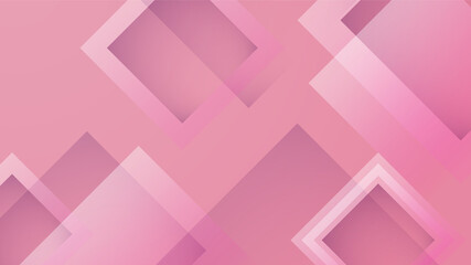 Geometric Memphis Pink abstract design background