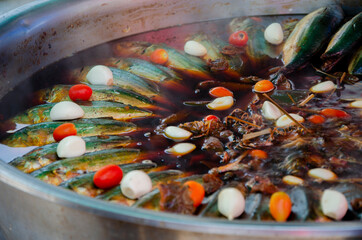 mackerel cook in the pot sale in the asean market