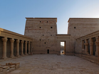 View at Temple Of Isis At Philae Island, Aswan, Egypt