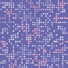 Photo sur Plexiglas Pantone 2022 very peri pirk dots on very peri backround, creative and fun seamless pattern