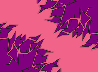 Abstract background with crack pattern and some copy space area