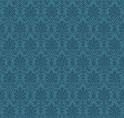 traditional paisley floral pattern , textile swatch , royal India	