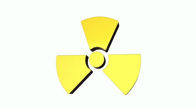 Nuclear Power Radioactive Decay Hazard Symbol