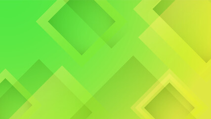 Transparant square green abstract design background