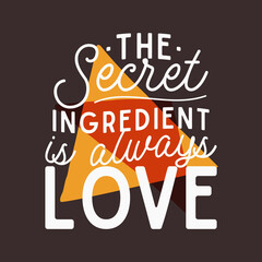 Love concept inspirational quote design