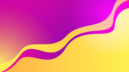 wave memphis purple yellow Colorful abstract design background