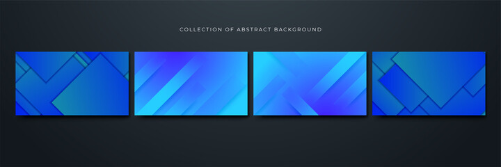 Gradient style light blue Colorful abstract design background