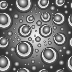 Geometric pattern modern art black and white gradient dark