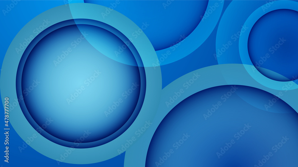 Poster gradient transparant circle blue Colorful abstract design background