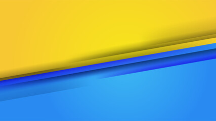 Gradient style yellow blue Colorful abstract design background