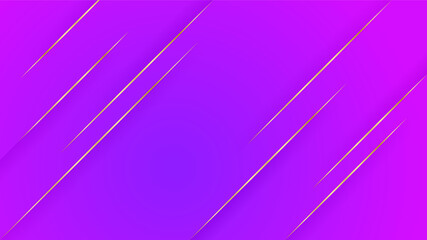 gradient line gold purple Colorful abstract design background