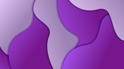 Layer wave purple Colorful abstract design background