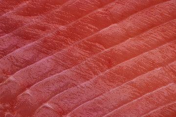 Texture of raw red fish fillet close-up. Macro background