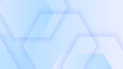 transparant shape white blue Colorful abstract design background