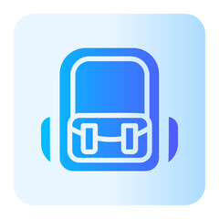 Backpack gradient icon