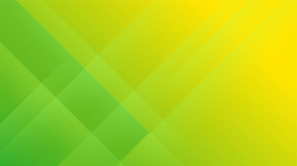 Modern gradient stripes and circle green yellow Colorful abstract design background